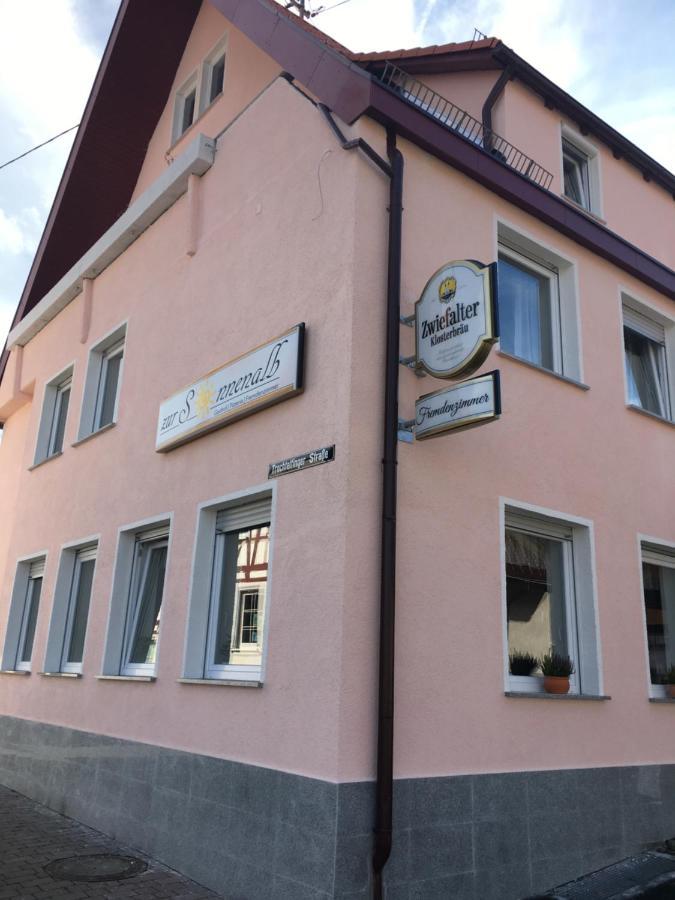 Zur Sonnenalb Hotel Sonnenbuhl Exterior photo